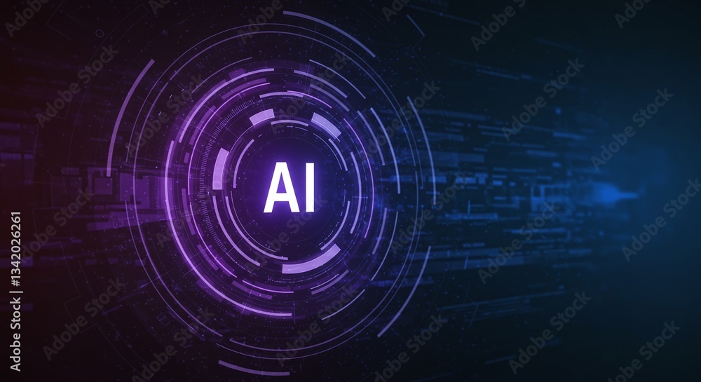 Aufkleber ai: an innovative visual representation of artificial intelligence, with the 