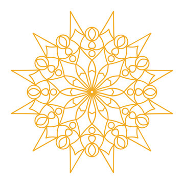 Islamic Mandala Art ellement Illustration