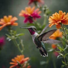 Fototapeta premium hummingbird in flight