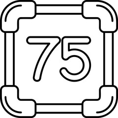 Seventy Five Icon