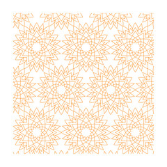 Mandala art Seamless Pattern Illustration
