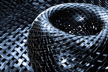 Futuristic abstract background featuring dynamic shapes and vibrant colors for modern design themes.