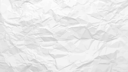 White clean crumpled paper