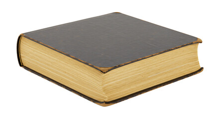 old book isolated on white