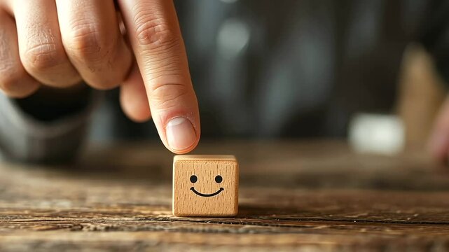 Mindset Shift: Choosing Positivity with a Wooden Cube