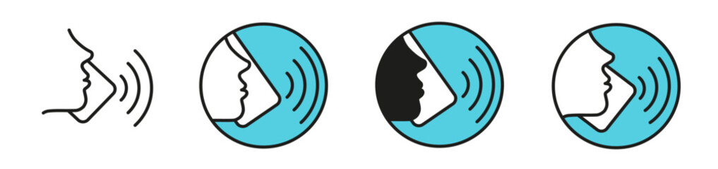 Icon bitte leise sein, pssst oder shhh Geste, symbol bitte keinen lärm, Piktogramm leise reden, auf lautstärke achten