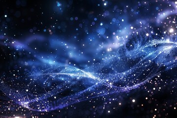 Fototapeta premium Futuristic abstract background featuring dynamic shapes and vibrant colors for modern design themes.