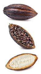 Cocoa isolated on white background