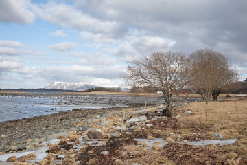 Women out on a spring walk in beautiful nature (On Trælnes - Rodal -Trælnes)