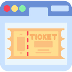 Electronic ticket Icon