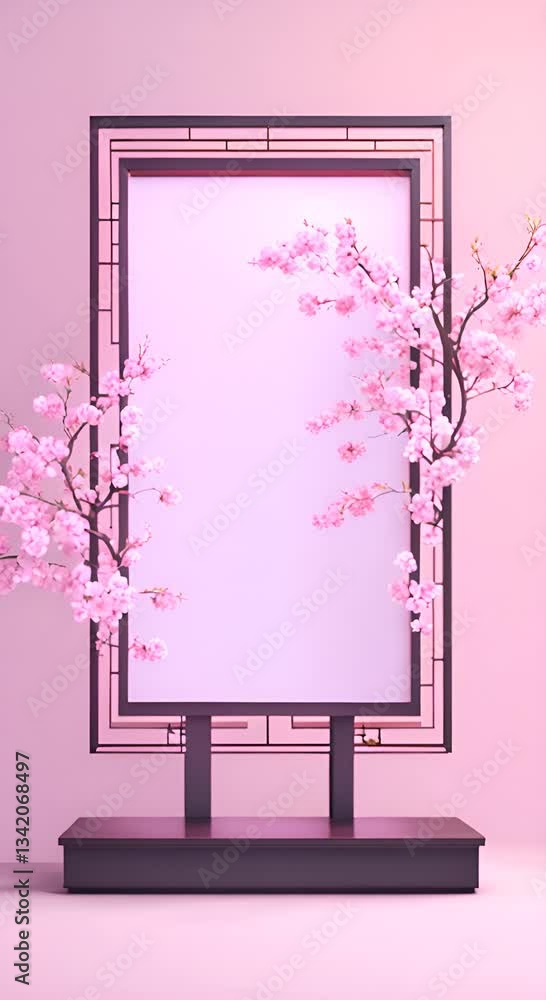 Poster podium showcase with sky background podium display with sky background sky themed podium showcase cu