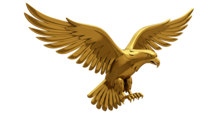 Isolated Golden Eagle