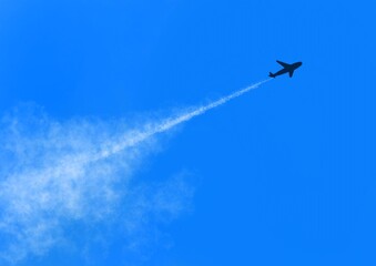 airplane in the sky