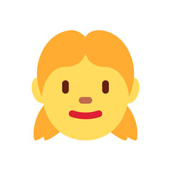 Female Face (Pigtails)
