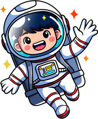 cute astronaut