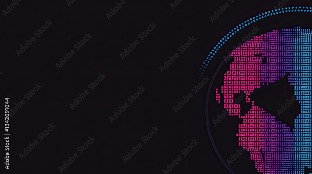 Aufkleber the idea of advanced digital biometric security systems using human eye or iris recognition for futu