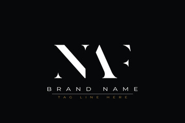 NAF abstract letter logo design. This logo is designed by three abstract letters