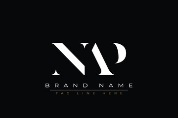 NAP abstract letter logo design. This logo is designed by three abstract letters