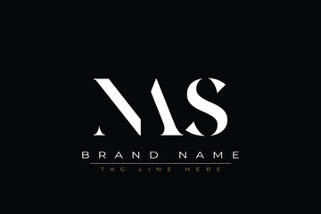 NAS abstract letter logo design. This logo is designed by three abstract letters