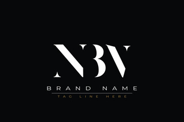 NBN abstract letter logo design. This logo is designed by three abstract letters