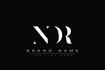 NDR abstract letter logo design. This logo is designed by three abstract letters