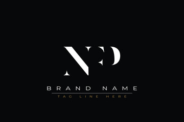 NFP abstract letter logo design. This logo is designed by three abstract letters