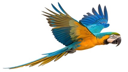 Fototapeta premium blue and yellow macaw ara ararauna