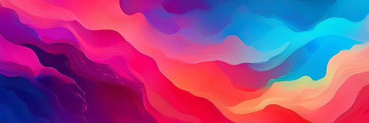 Obraz premium abstract gradient neon dynamic background