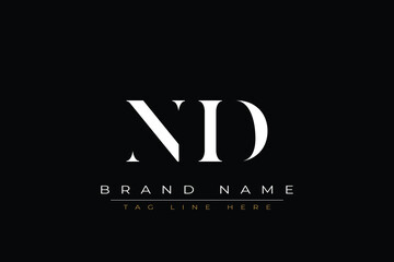 NID abstract letter logo design. This logo is designed by three abstract letters