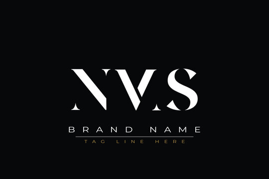 NMS abstract letter logo design. This logo is designed by three abstract letters