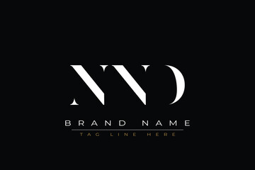 NND abstract letter logo design. This logo is designed by three abstract letters