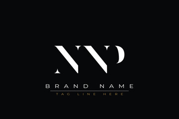 NNP abstract letter logo design. This logo is designed by three abstract letters