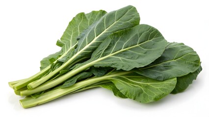 spinach on white background