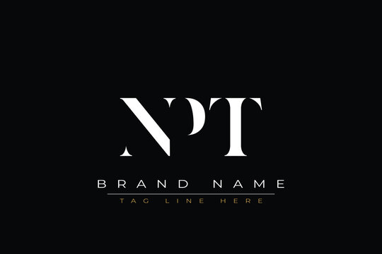 NPT abstract letter logo design. This logo is designed by three abstract letters