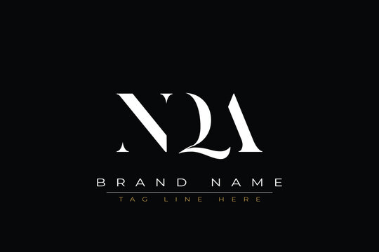NQA abstract letter logo design. This logo is designed by three abstract letters