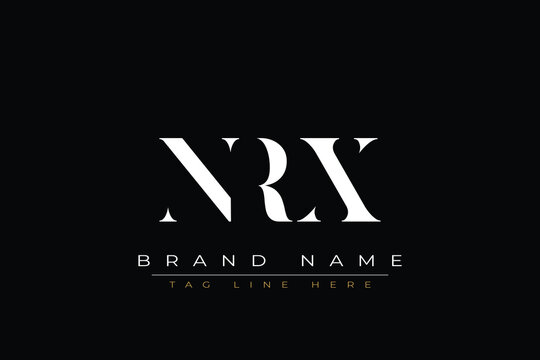 NRX abstract letter logo design. This logo is designed by three abstract letters