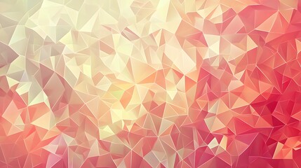 Fototapeta premium Abstract Geometric Background with Soft Colors and Triangular Shapes