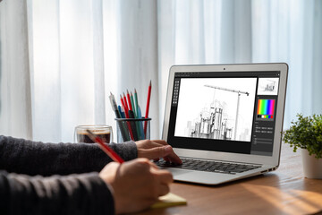 Architectural design modish software application for architect business and professional designer