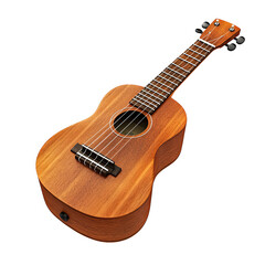 Fototapeta premium Classical ukulele ukulele, on a transparent background
