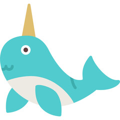 Narwhal Icon © 8bit