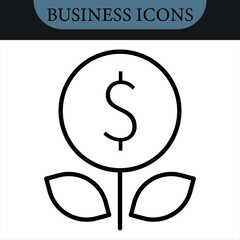 Employee Stock Ownership Plan Line Editable Icons set. Vector icons set. Vector illustration in modern thin line style of business related icons: company, shares, benefits and pension savings.Isolated