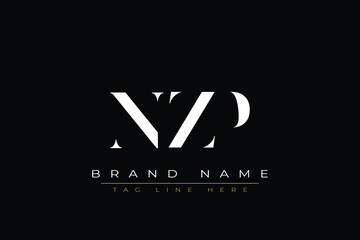 NZP abstract letter logo design. This logo is designed by three abstract letters