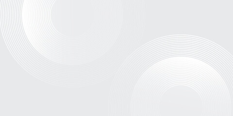 Abstract white geometric abstract background overlap layer on bright space with lines modern abstract simple