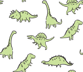 Dinosaur illustration pattern