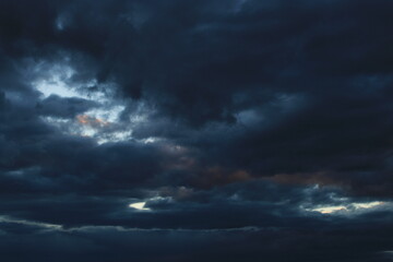 gorgeous colorful clouds view in the sky