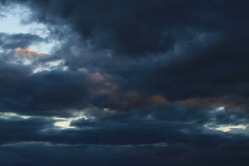 gorgeous colorful clouds view in the sky