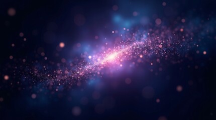Fototapeta premium Futuristic Blue and Red digital Abstract Waving Particle Technology Background Design.