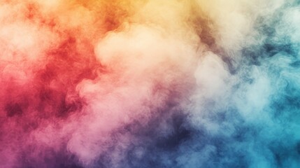 Obraz premium Colorful Smoke Clouds in the Air