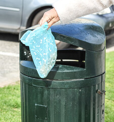 Pick up your dog's poop to keep the city clean.