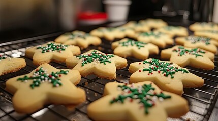 Baking Christmas Cookies